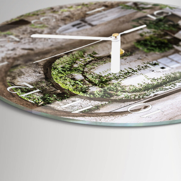 Horloge ronde Plantes d'avenue