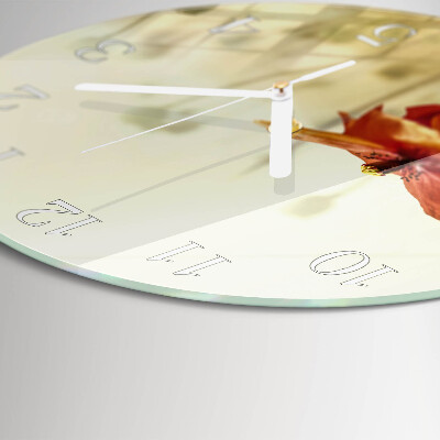 Horloge ronde Pavot