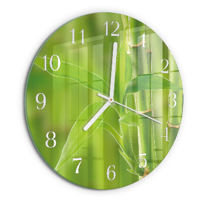 Horloge ronde Plante de bambou