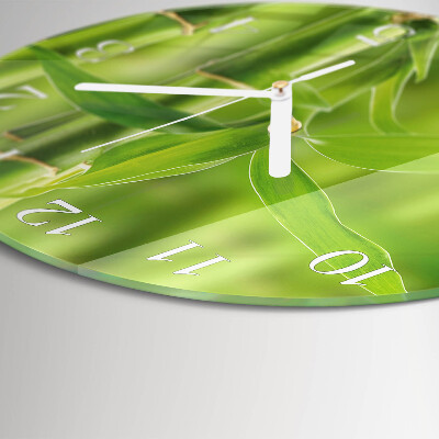 Horloge ronde Plante de bambou