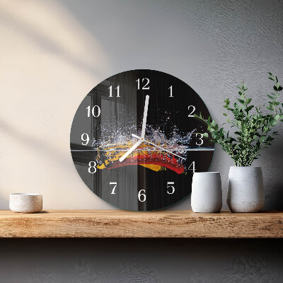 Horloge ronde piments