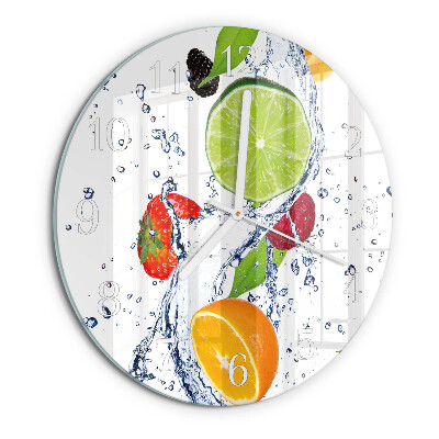 Horloge ronde Citron