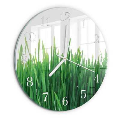 Horloge ronde Herbe
