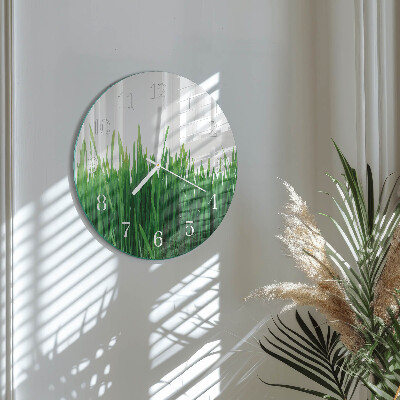 Horloge ronde Herbe