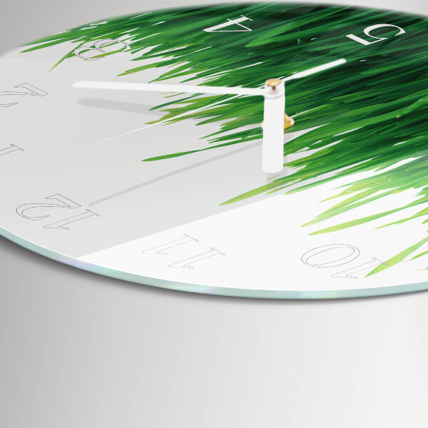 Horloge ronde Herbe