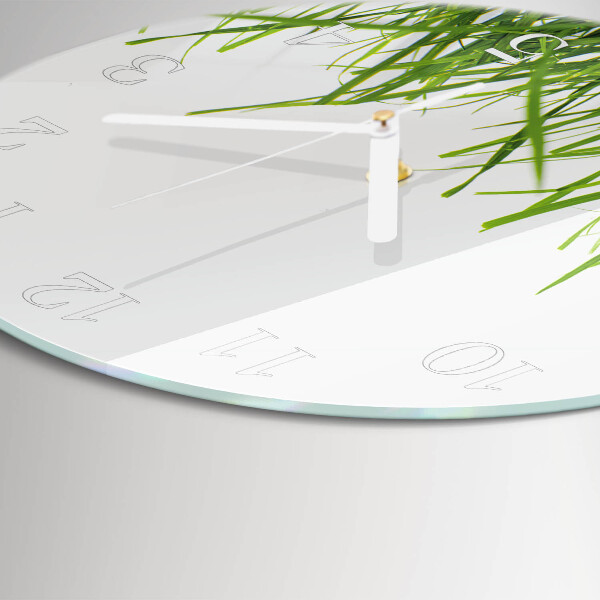 Horloge ronde Herbe