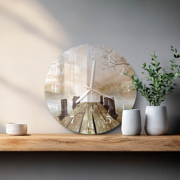 Horloge ronde Réseau