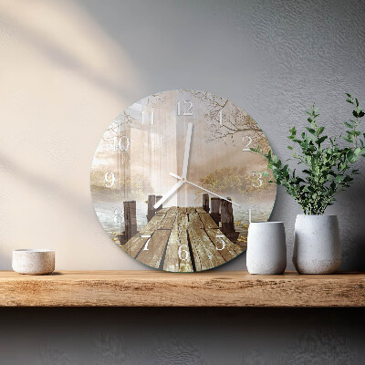 Horloge ronde Réseau
