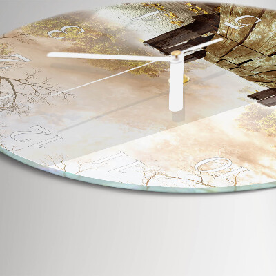 Horloge ronde Réseau
