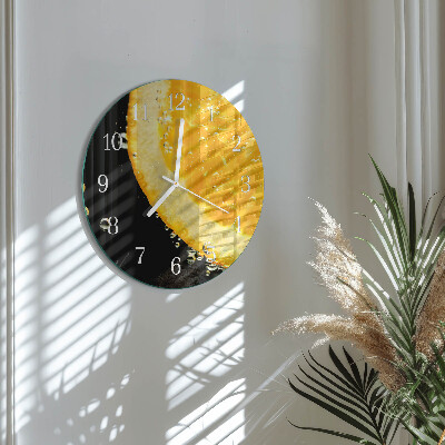 Horloge ronde Citrique