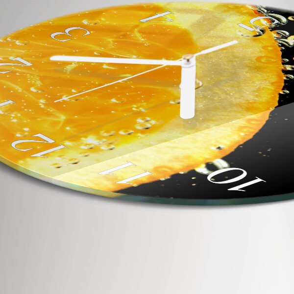 Horloge ronde Citrique