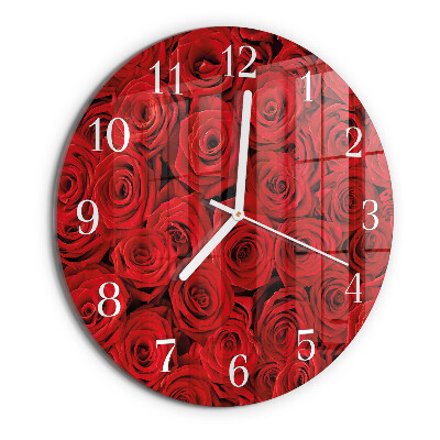 Horloge ronde Roses