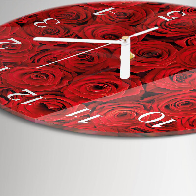 Horloge ronde Roses