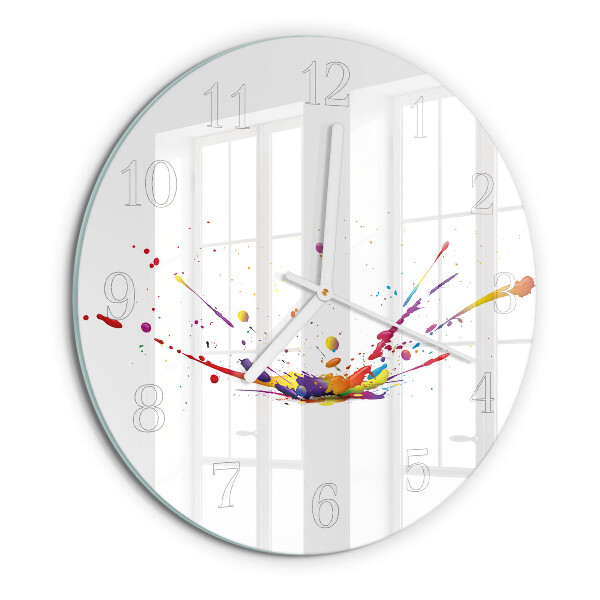 Horloge ronde Taches
