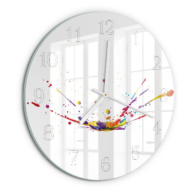 Horloge ronde Taches