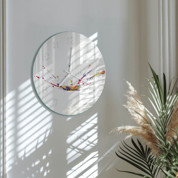 Horloge ronde Taches