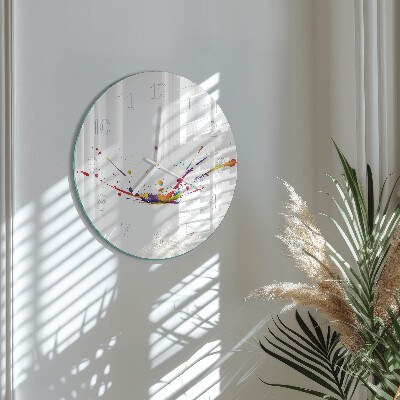 Horloge ronde Taches