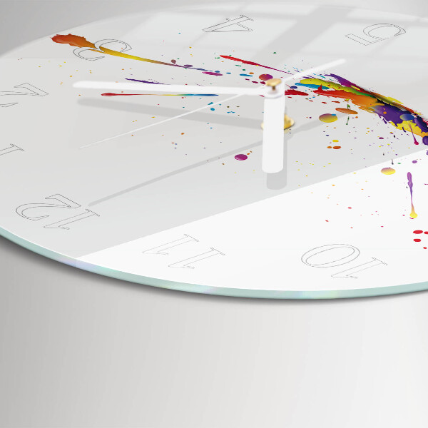 Horloge ronde Taches