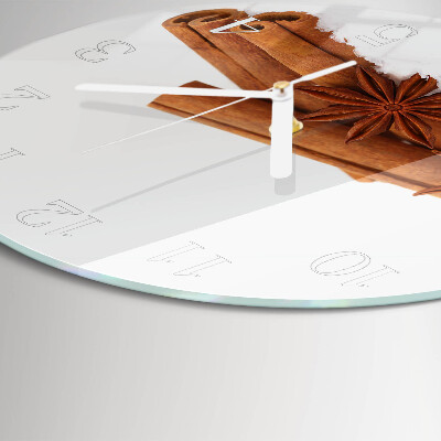 Horloge ronde Vanille
