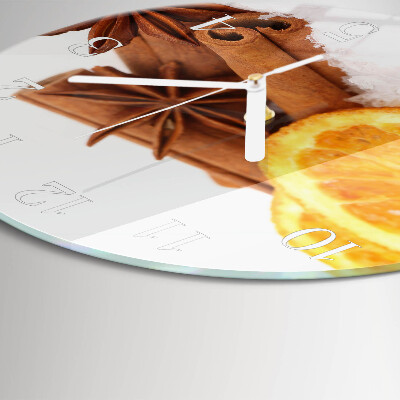 Horloge ronde Citron Vanille