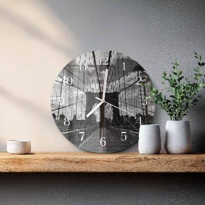 Horloge ronde Pont