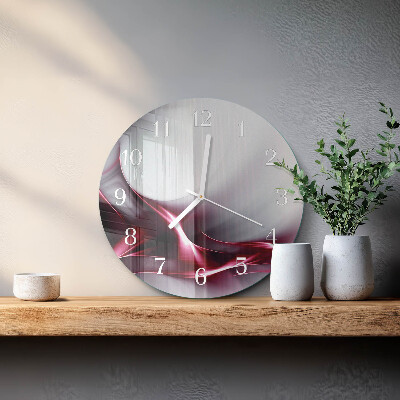 Horloge ronde Abstraction
