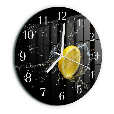 Horloge ronde Citrique