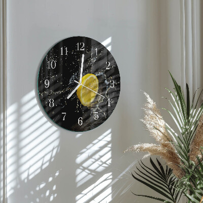 Horloge ronde Citrique