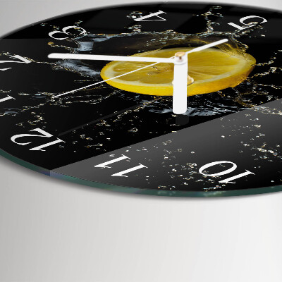 Horloge ronde Citrique