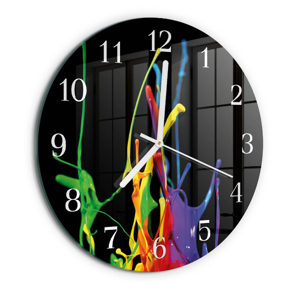 Horloge ronde Couleur