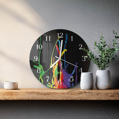 Horloge ronde Couleur
