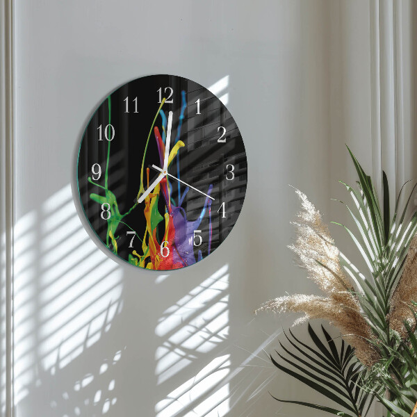 Horloge ronde Couleur