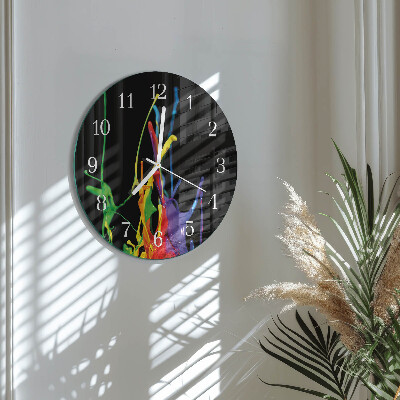 Horloge ronde Couleur