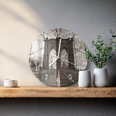Horloge ronde Pont