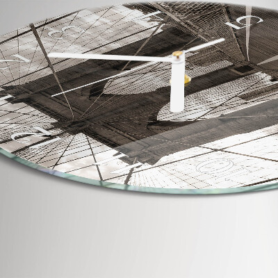 Horloge ronde Pont