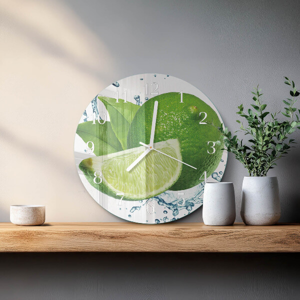Horloge ronde Carbonate de calcium