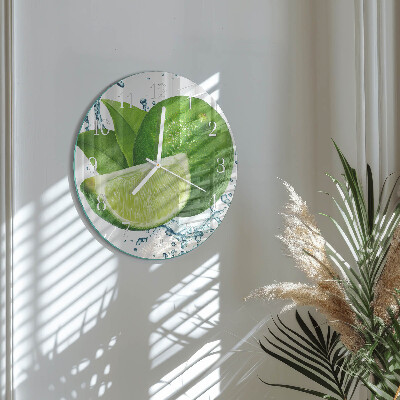 Horloge ronde Carbonate de calcium