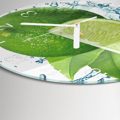Horloge ronde Carbonate de calcium