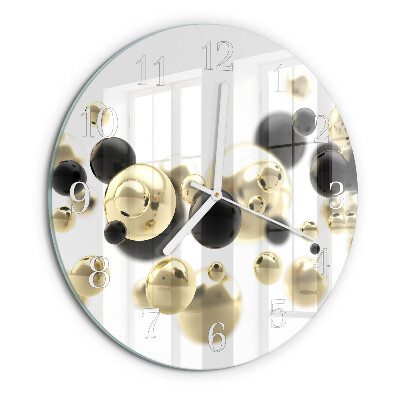 Horloge ronde Abstraction
