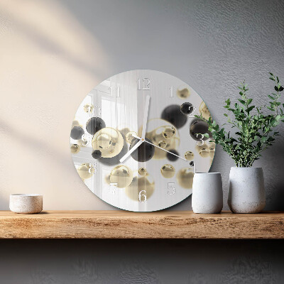 Horloge ronde Abstraction