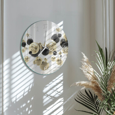 Horloge ronde Abstraction