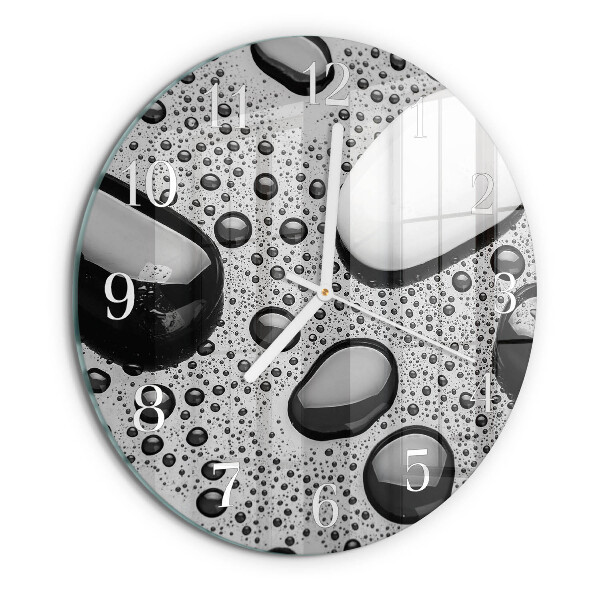 Horloge ronde Pierres
