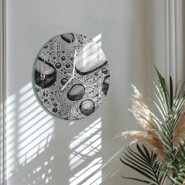 Horloge ronde Pierres