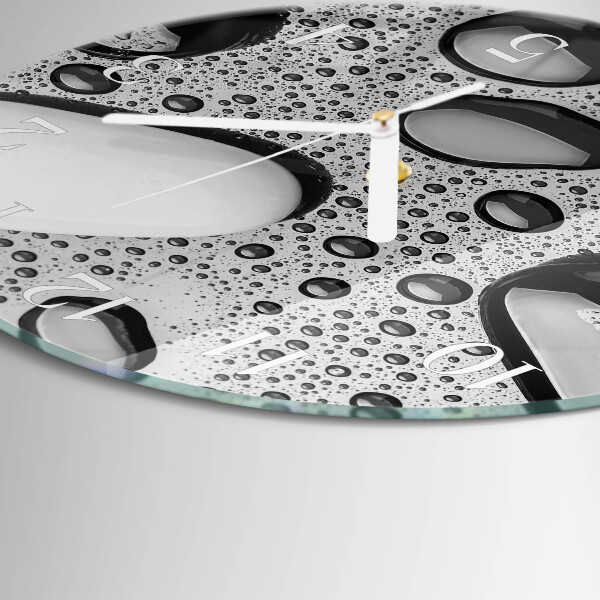 Horloge ronde Pierres