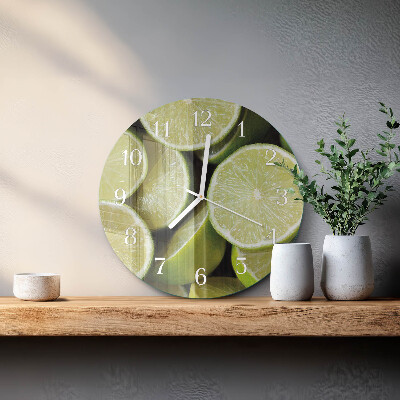 Horloge ronde Carbonate de calcium