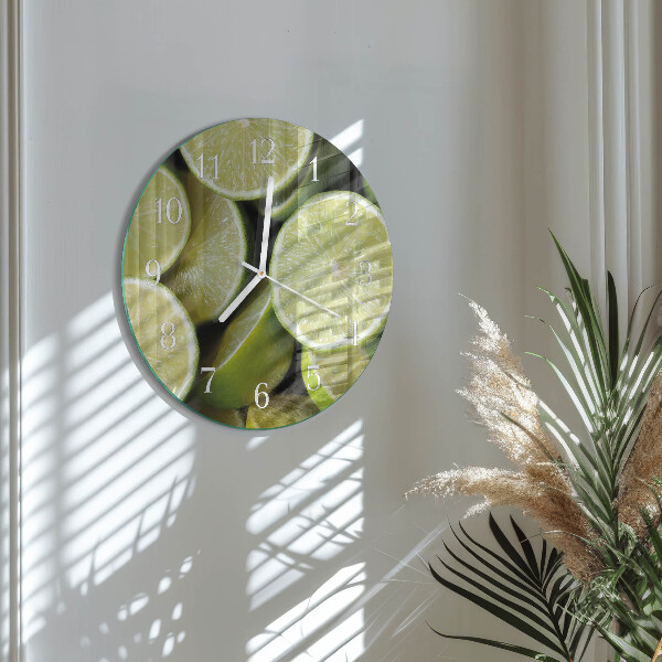 Horloge ronde Carbonate de calcium