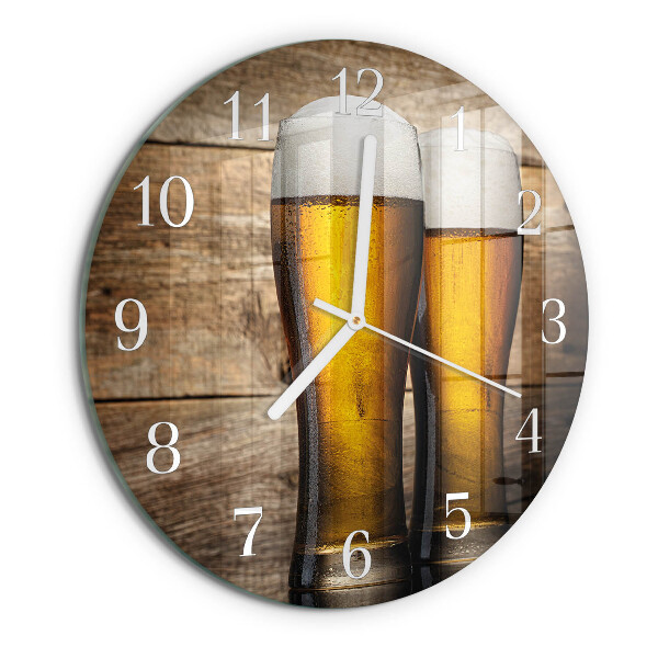 Horloge ronde Bière