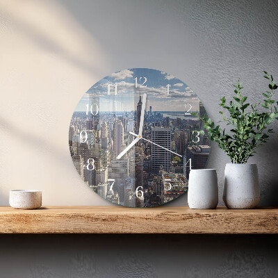 Horloge ronde Ville