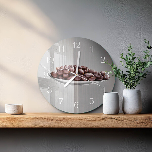 Horloge ronde Une cuillère de café