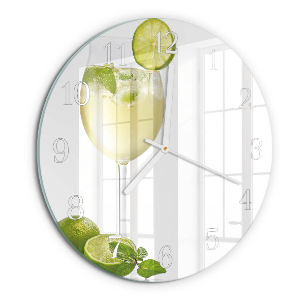 Horloge ronde Carbonate de calcium
